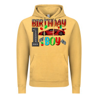 Vintage Mustard birthday boy 1 Vintage Hoodie - BundleAndBundleShop