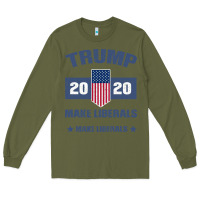 Army Green Trump Quotes Long Sleeve Tee - Bettercallsaul