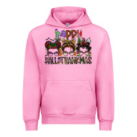 Fuchsia Pink happy hallothanksmas Urban Hoodie - SublimationCraftShop