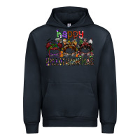 Navy happy hallothanksmas Urban Hoodie - SublimationCraftShop