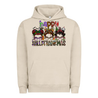 Pigment French Oak happy hallothanksmas Urban Hoodie - SublimationCraftShop