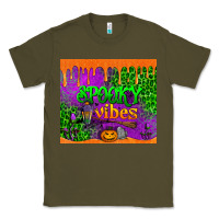 Army Green spooky vibes tumbler Classic Tee - BundleAndBundleShop