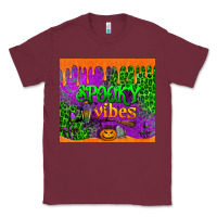 Burgundy spooky vibes tumbler Classic Tee - BundleAndBundleShop