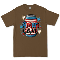 Cacao American can cooler Premium Tee - MaliasSmallBusiness
