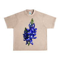 French Oak Bluebonnet Flower Urban Heavy Tee - LillyAllenDesigns