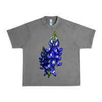 Tornado Bluebonnet Flower Urban Heavy Tee - LillyAllenDesigns