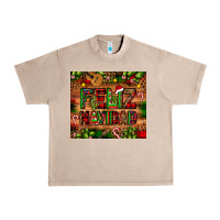 French Oak feliz navidad Christmas cactus leopard Urban Heavy Tee - JahusDesignShop