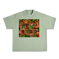 Oil Green feliz navidad Christmas cactus leopard Urban Heavy Tee - JahusDesignShop