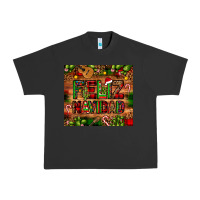 Pigment Black feliz navidad Christmas cactus leopard Urban Heavy Tee - JahusDesignShop