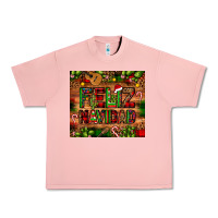 Salmon feliz navidad Christmas cactus leopard Urban Heavy Tee - JahusDesignShop