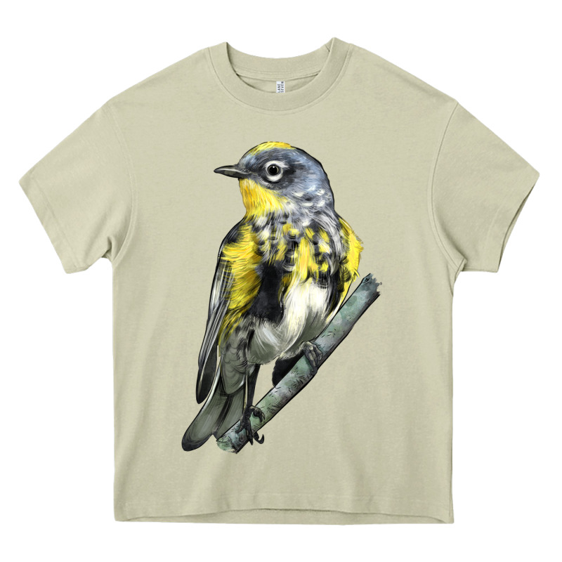 Yellow Rumped Warbler Heavy Core Tee by LillyAllenDesigns | Teevron