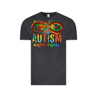 Vintage Black autism awareness butterfly infinity symbol Vintage Tee - LillyAllenDesigns
