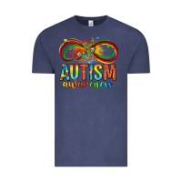 Vintage Denim autism awareness butterfly infinity symbol Vintage Tee - LillyAllenDesigns