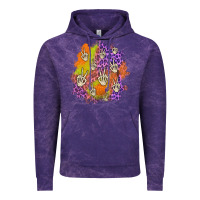 Cloud Purple halloween patch Vintage Hoodie - BundleAndBundleShop