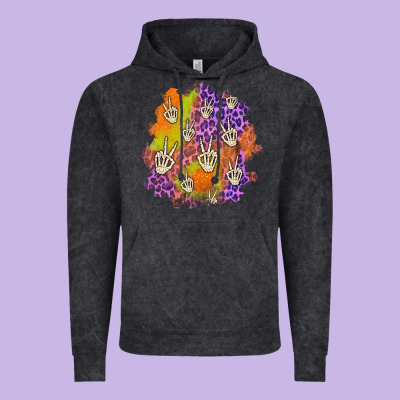 Halloween Patch Vintage Hoodie Designed By Bundleandbundleshop