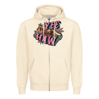 Sandshell Yee haw Zipper Hoodie - HowdyJamesFarm
