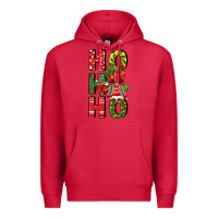 Cardinal ho ho ho gnomes fa Premium Hoodie - FaDigitalArtStudio