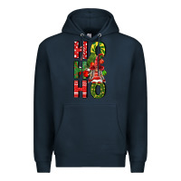 Navy ho ho ho gnomes fa Premium Hoodie - FaDigitalArtStudio