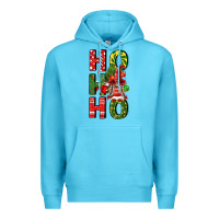 Ocean Blue ho ho ho gnomes fa Premium Hoodie - FaDigitalArtStudio