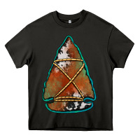 Asphalt cowhide rusty arrowhead Heavy Core Tee - Jasminsmagicworld