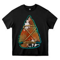 Black cowhide rusty arrowhead Heavy Core Tee - Jasminsmagicworld