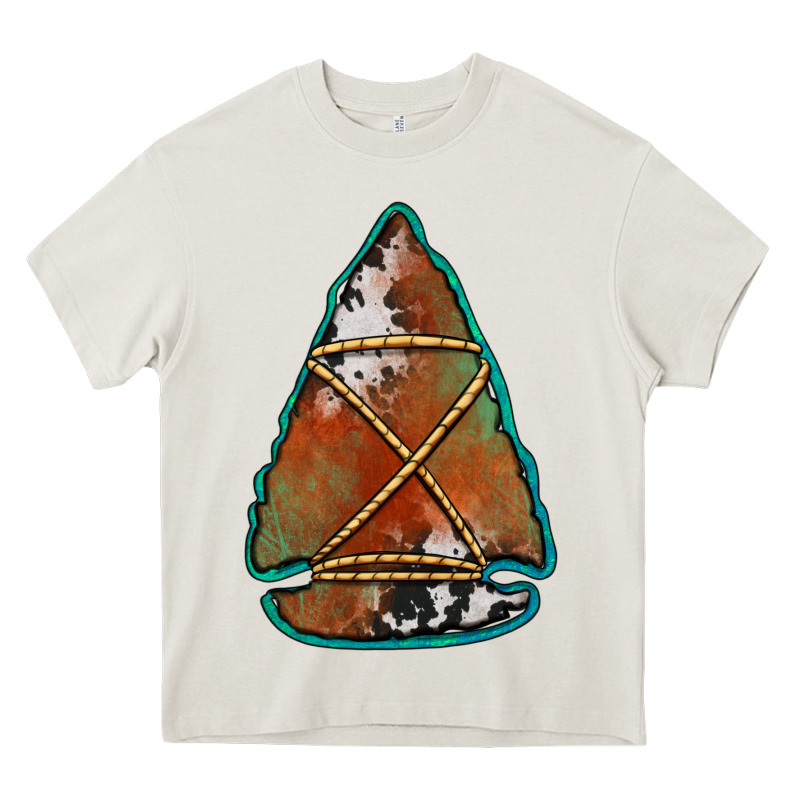 Cowhide Rusty Arrowhead Heavy Core Tee by Jasminsmagicworld | Teevron
