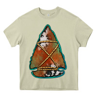 Mossy cowhide rusty arrowhead Heavy Core Tee - Jasminsmagicworld