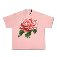 Salmon America Rose Urban Heavy Tee - LillyAllenDesigns