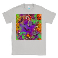 Moon Dust halloween party seamless pattern Classic Tee - BundleAndBundleShop