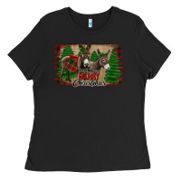 Black donkey christmas Ladies Tee - Jasminsmagicworld