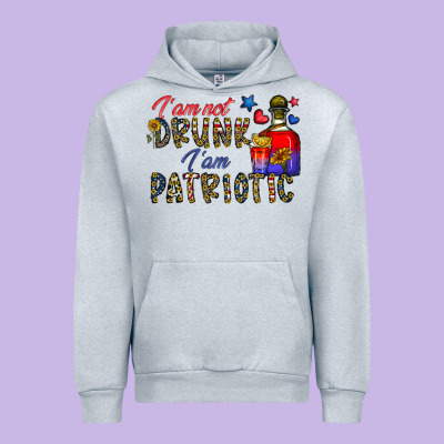 I'm Drunk I'm Patrıtoc Urban Hoodie Designed By Cowhidedigitalart