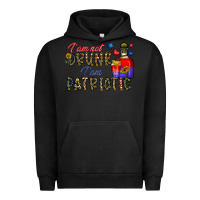 Pigment Black i'm drunk i'm patrıtoc Urban Hoodie - CowhideDigitalArt