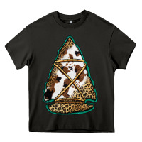 Asphalt cowhide leopard arrowhead Heavy Core Tee - Jasminsmagicworld