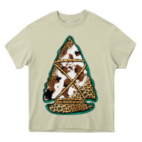 Mossy cowhide leopard arrowhead Heavy Core Tee - Jasminsmagicworld