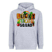 Heather Grey lucky teacher squad Heavyweight Hoodie - FaDigitalArtStudio