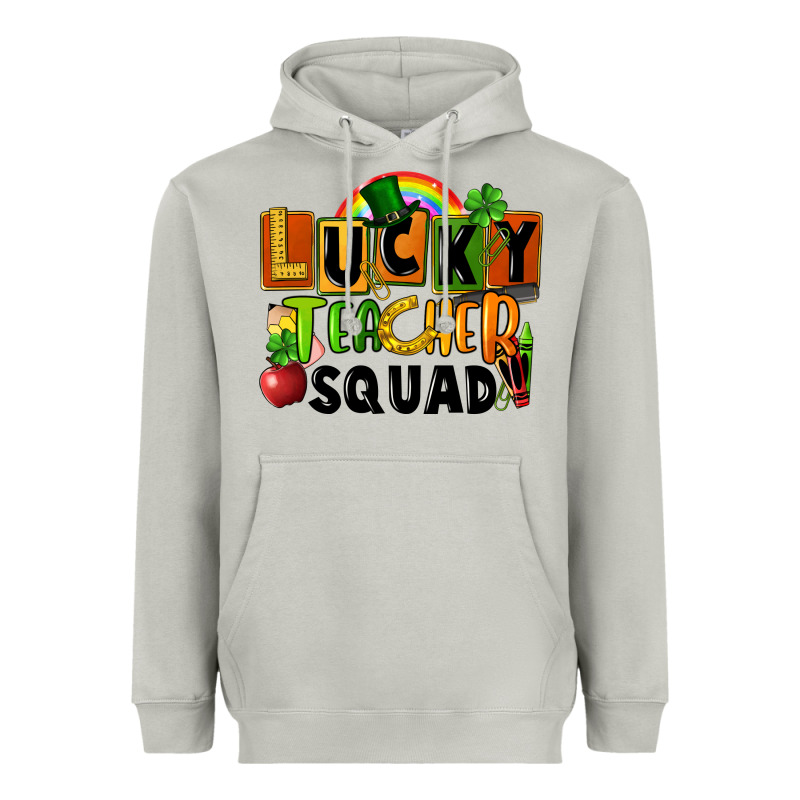 Lucky Teacher Squad Heavyweight Hoodie by FaDigitalArtStudio | Teevron