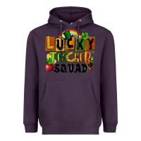 Plum lucky teacher squad Heavyweight Hoodie - FaDigitalArtStudio