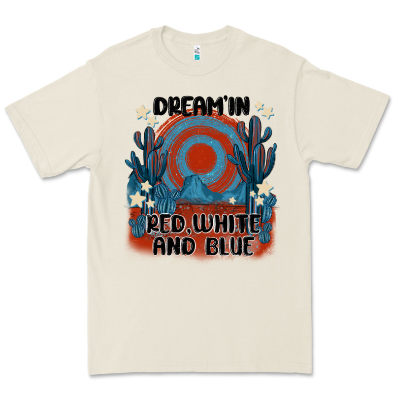Dream' In Red White And Blue Premium Tee by MaliasSmallBusiness | Teevron