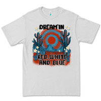 Dove Grey dream' in red white and blue Premium Tee - MaliasSmallBusiness