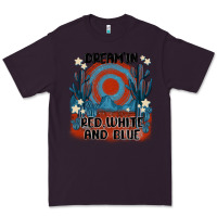 Plum dream' in red white and blue Premium Tee - MaliasSmallBusiness