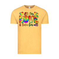 Vintage Mustard all for love and love for love Vintage Tee - LillyAllenDesigns