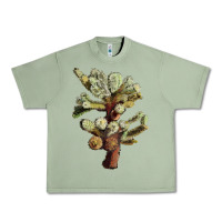 Oil Green Cholla Tree Cactus Urban Heavy Tee - LillyAllenDesigns