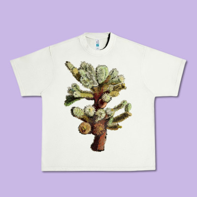 Cholla Tree Cactus Urban Heavy Tee Designed By Lillyallendesigns
