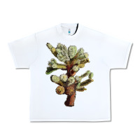 White Cholla Tree Cactus Urban Heavy Tee - LillyAllenDesigns