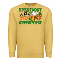 Antique Gold everybody in the pub gettin tipsy Premium Sweatshirt - FaDigitalArtStudio