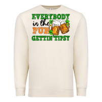 Sandshell everybody in the pub gettin tipsy Premium Sweatshirt - FaDigitalArtStudio