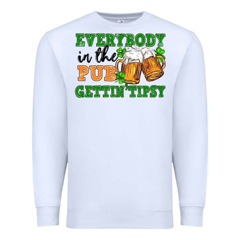 Everybody In The Pub Gettin Tipsy Premium Sweatshirt by FaDigitalArtStudio | Teevron