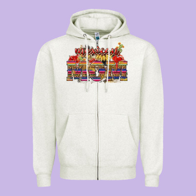 Mexican Mom Mexico Zipper Hoodie Designed By Howdyjamesfarm