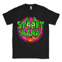 Black spooky mama Classic Tee - BundleAndBundleShop