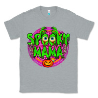 Heather Grey spooky mama Classic Tee - BundleAndBundleShop